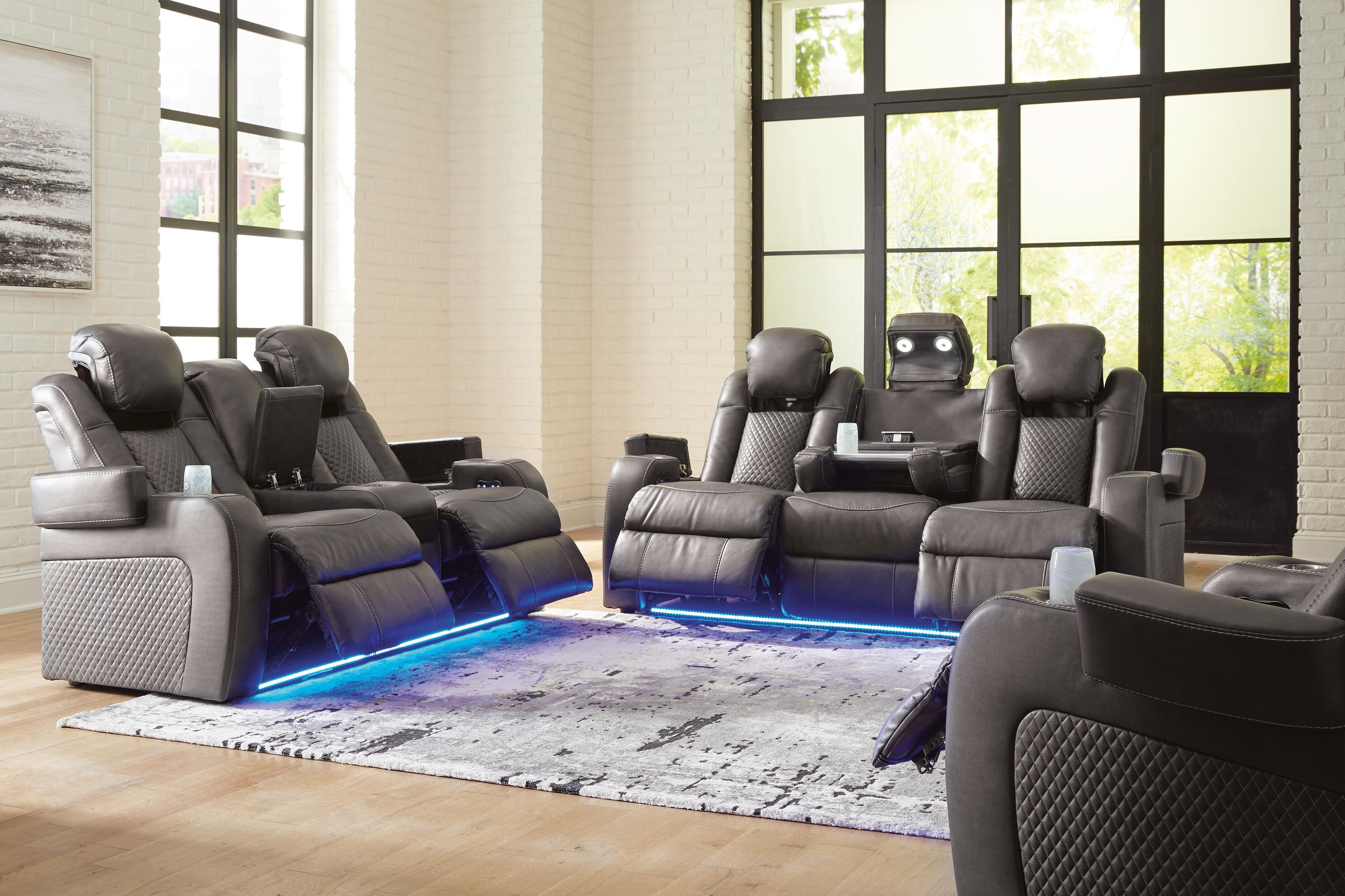 Fyne-Dyme Power Sofa, Loveseat and Recliner