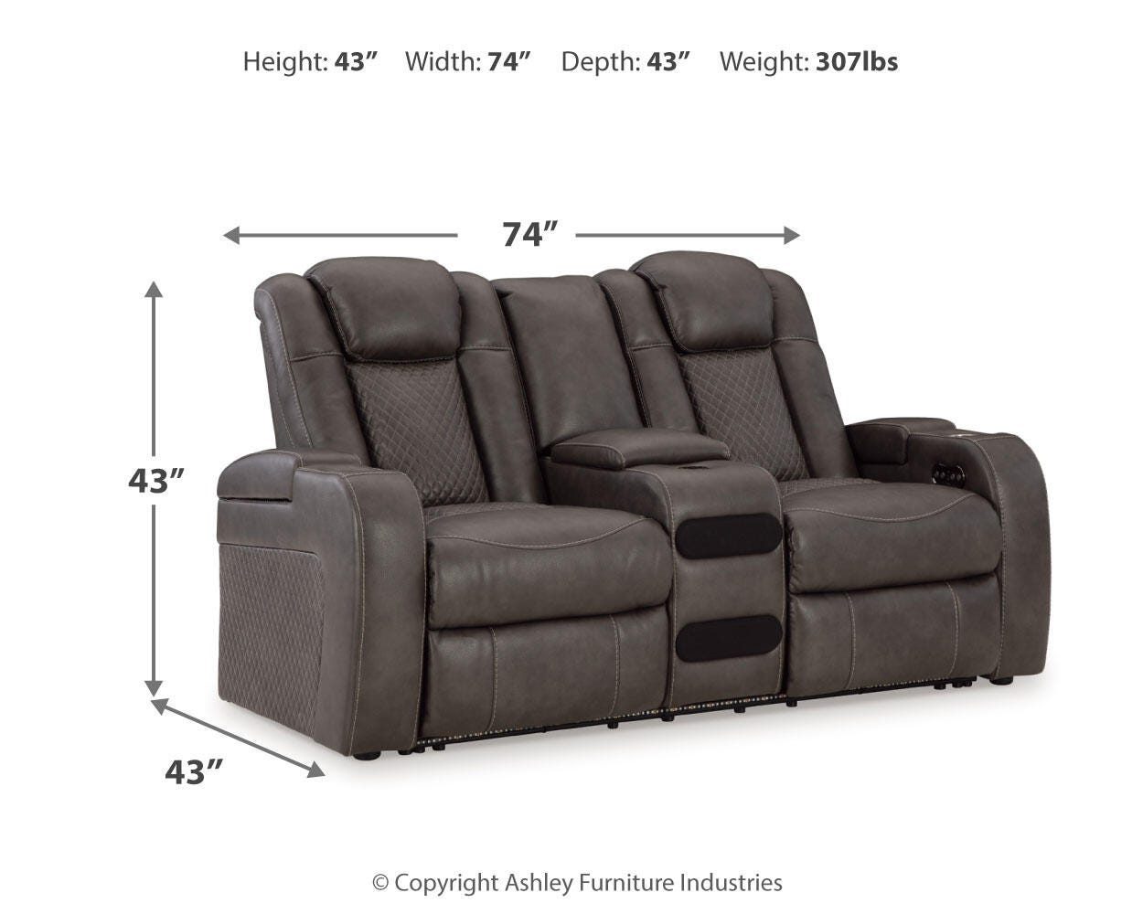 Fyne-Dyme Power Sofa, Loveseat and Recliner