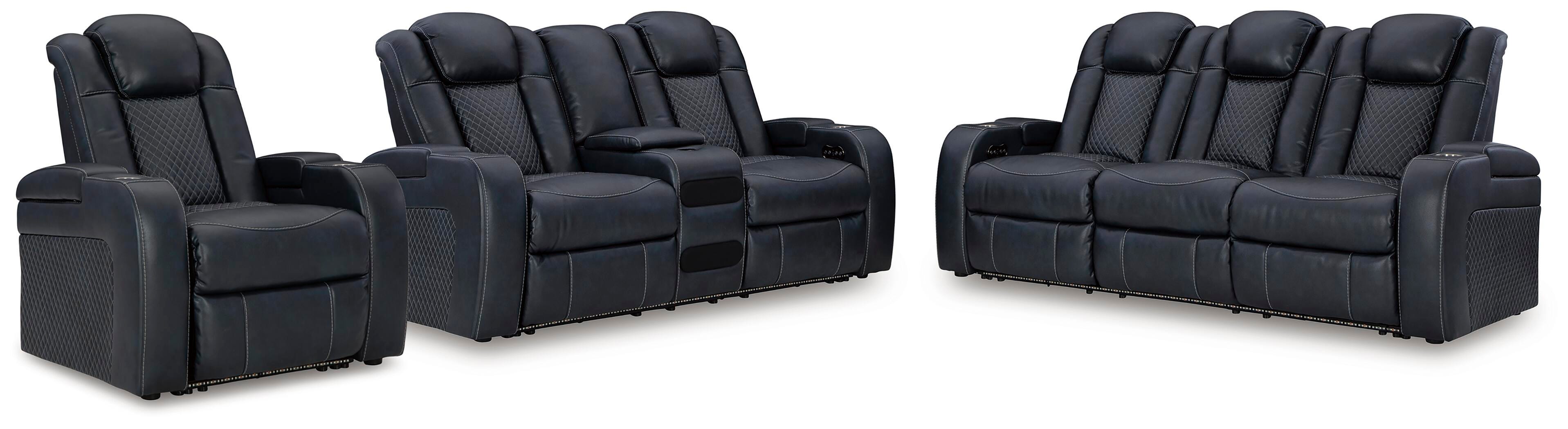 Fyne-Dyme Power Sofa, Loveseat and Recliner