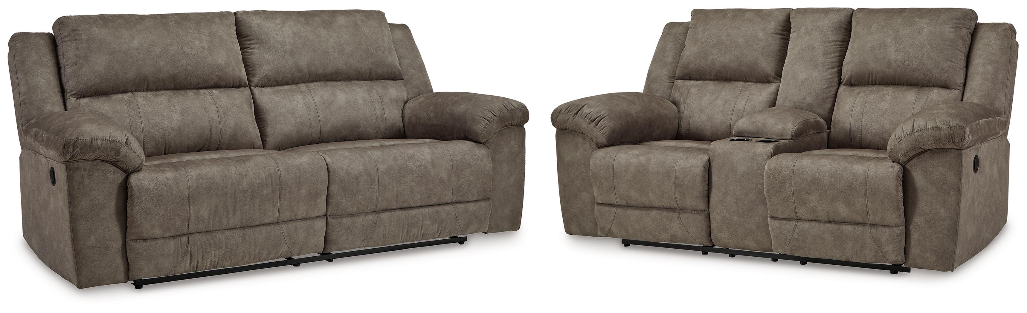 Laresview Reclining Sofa and Loveseat