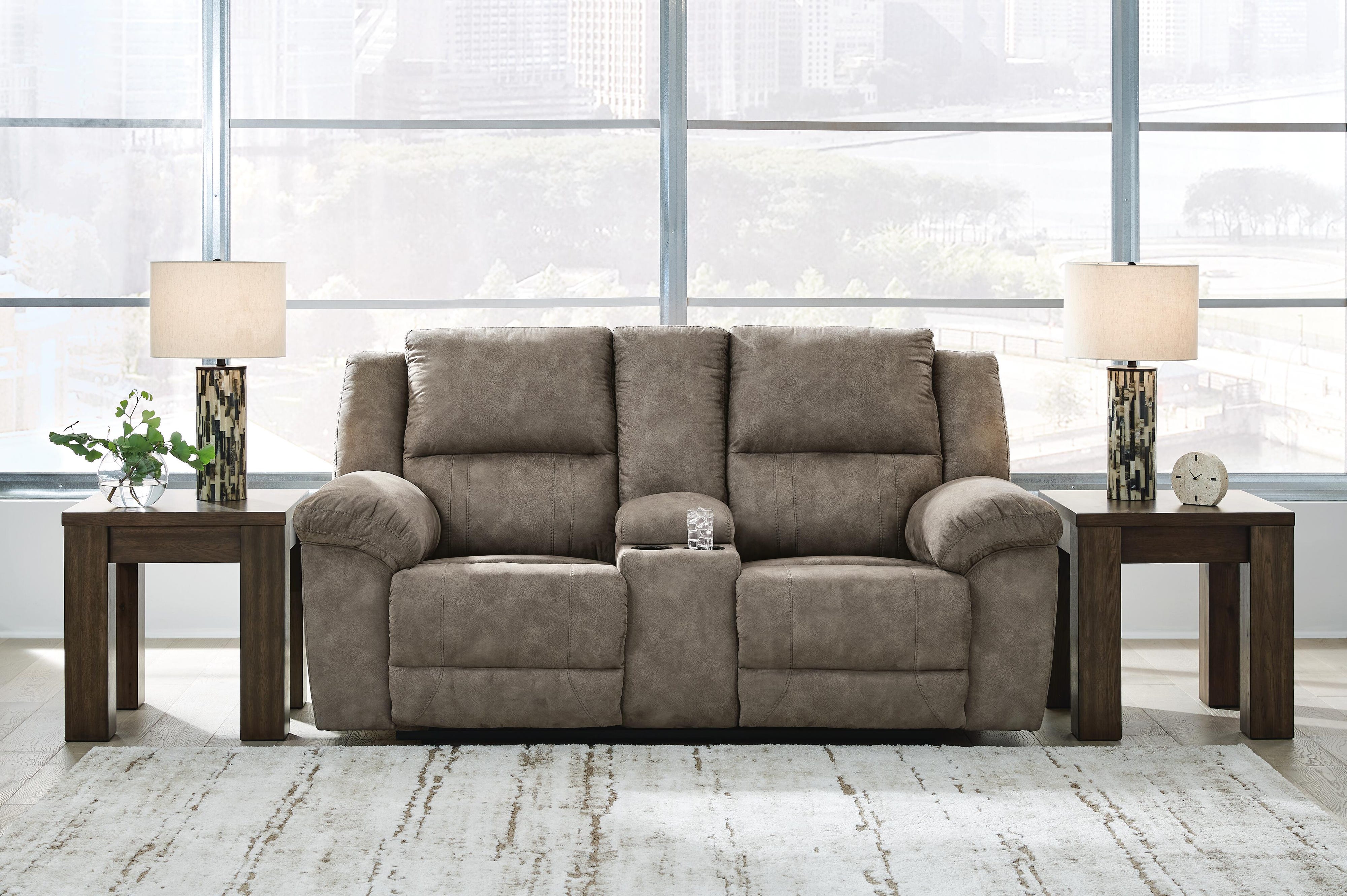 Laresview Reclining Sofa and Loveseat
