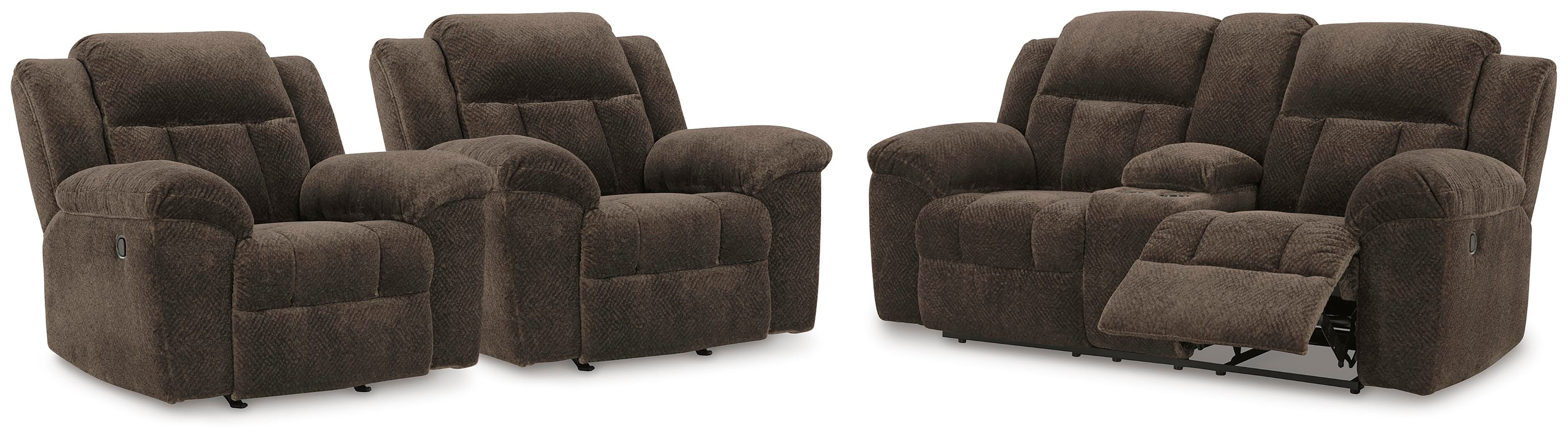 Frohn Reclining Loveseat and 2 Recliners