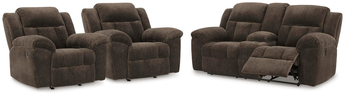 Frohn Reclining Loveseat and 2 Recliners