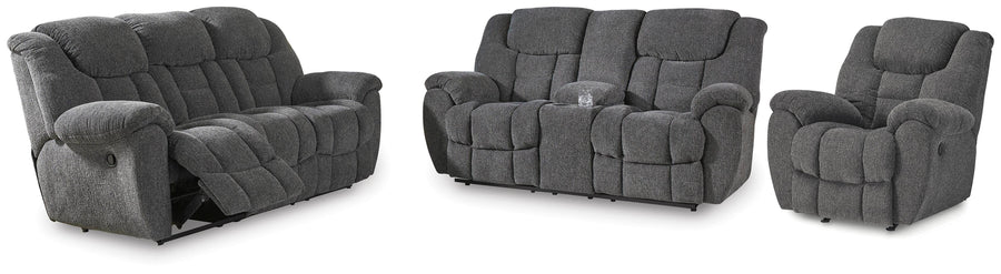 Foreside Reclining Sofa, Loveseat and Recliner