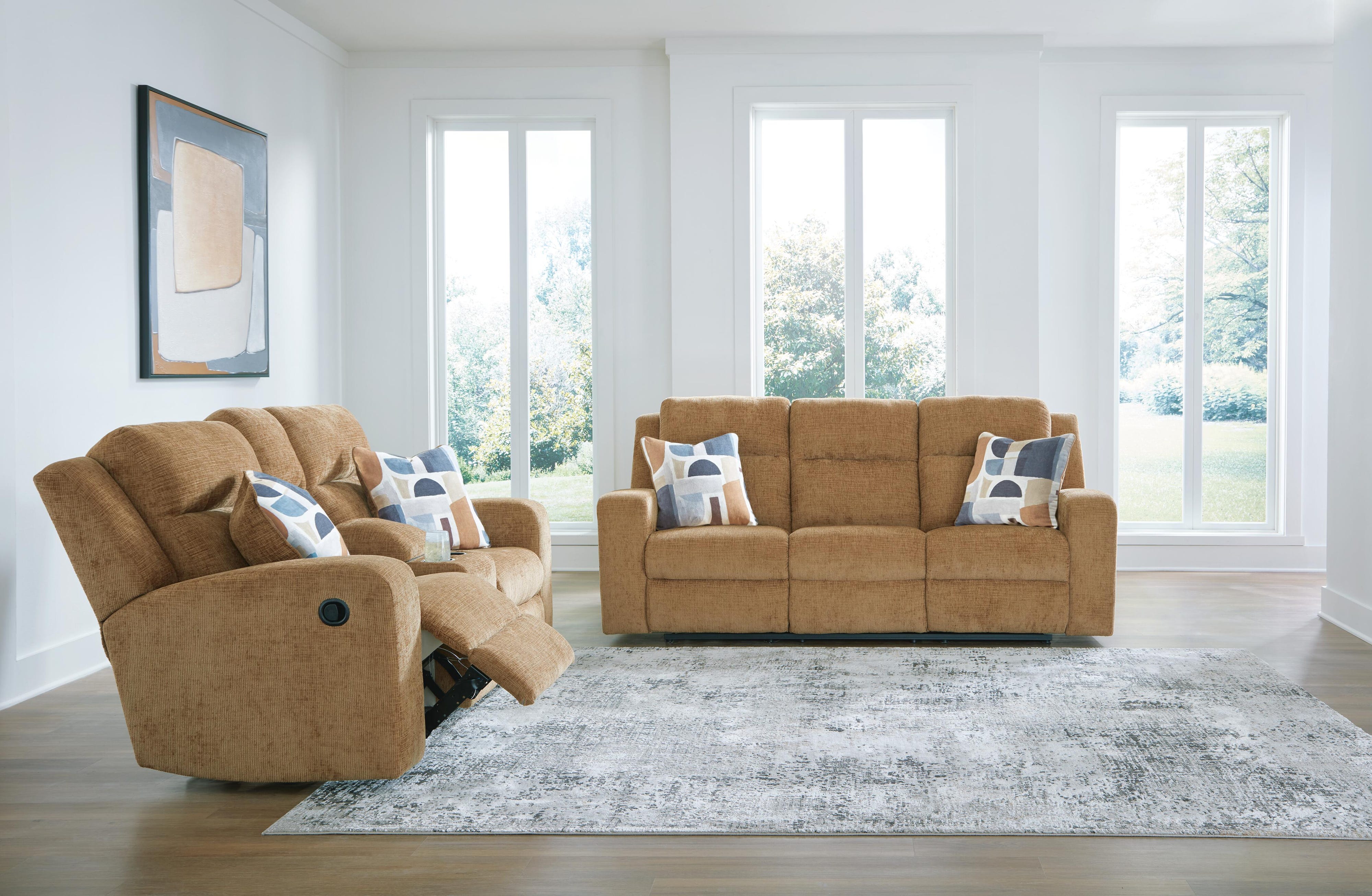 Kanlow Reclining Sofa and Loveseat