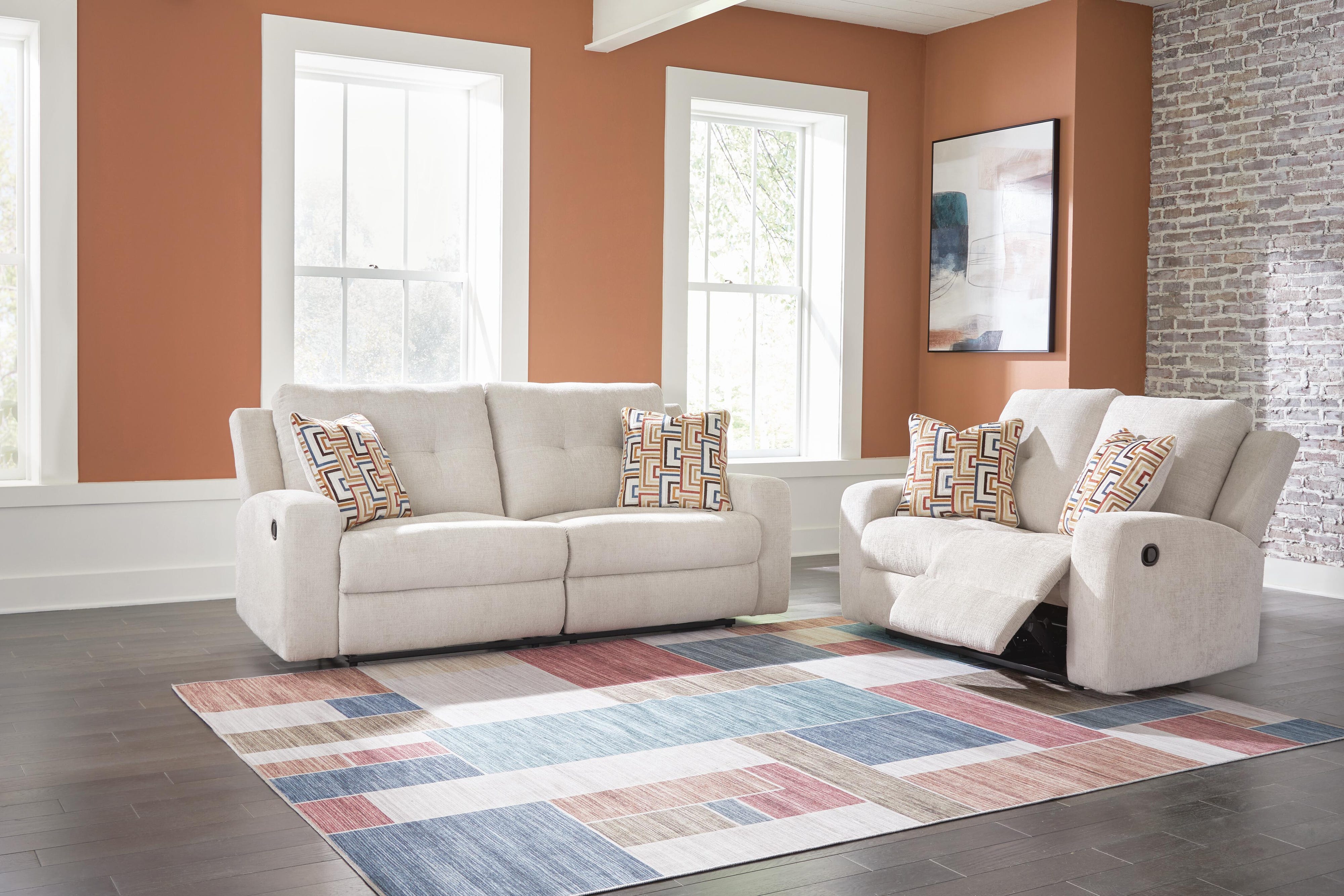 Danum Reclining Sofa and Loveseat