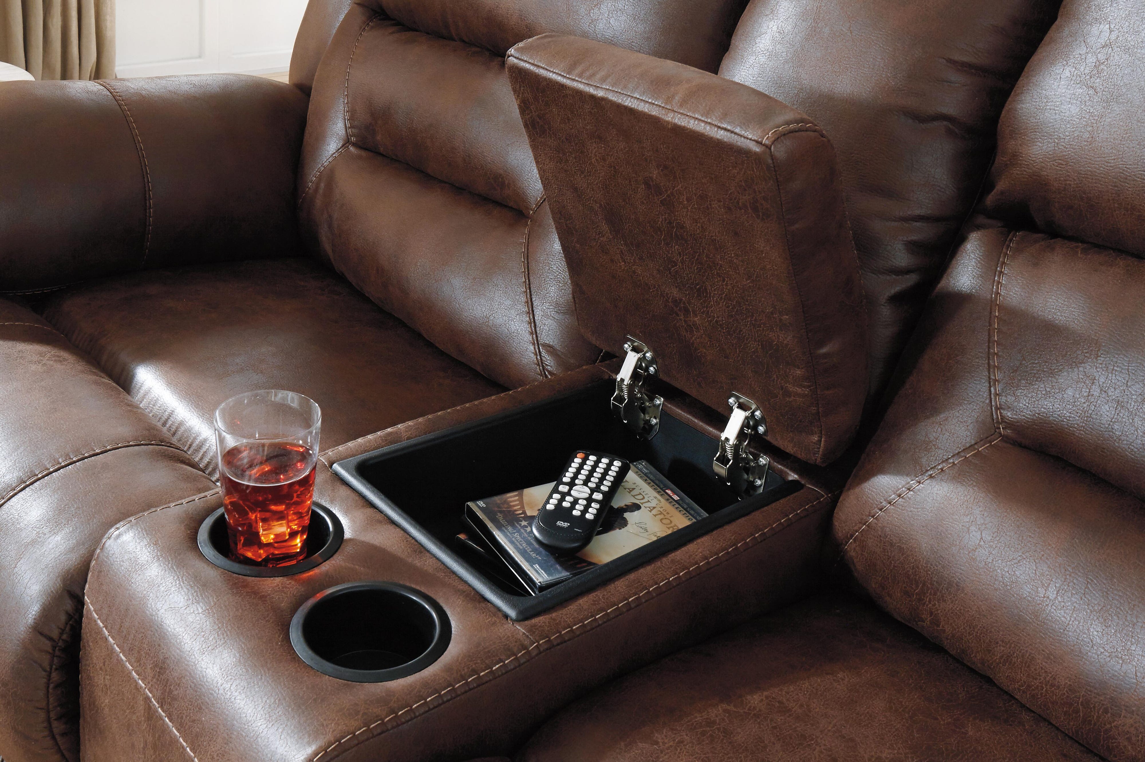 Bridgewater Reclining Loveseat with Console