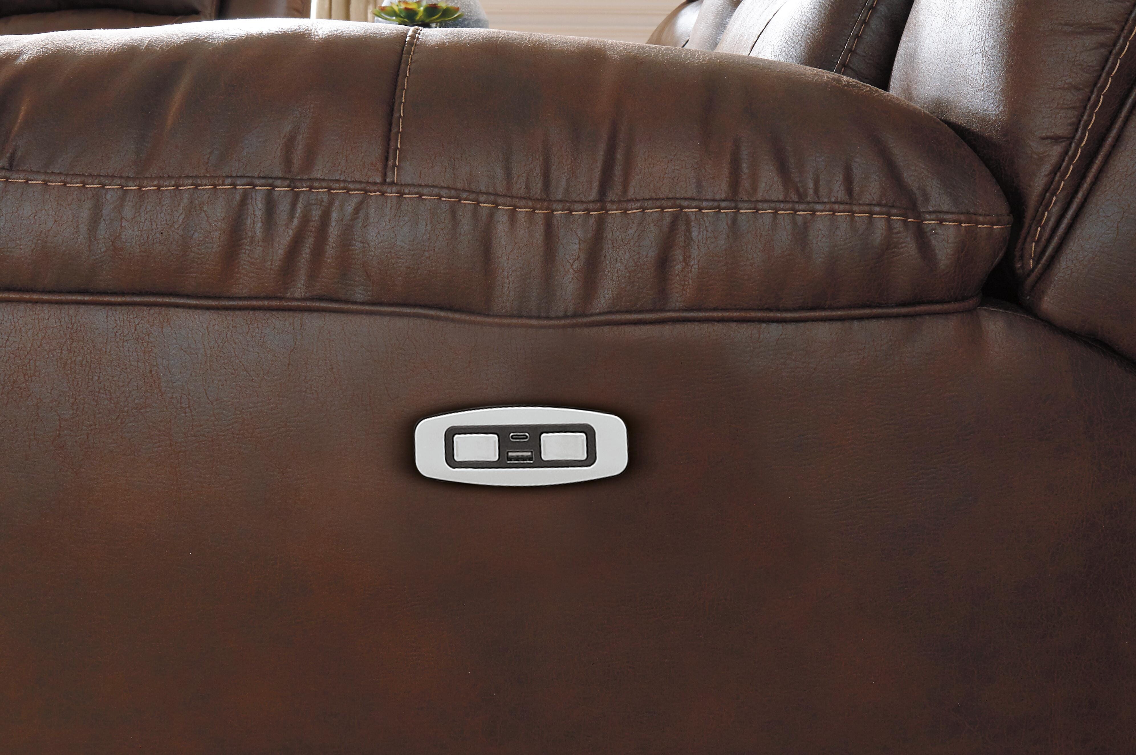 Stoneland Power Reclining Sofa and Loveseat Set