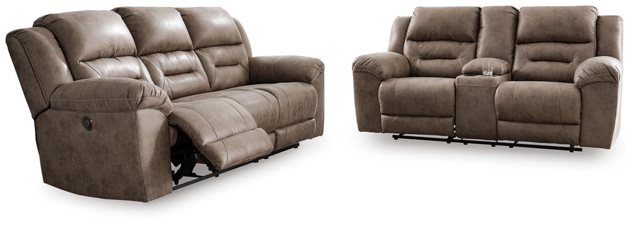 Bridgewater Power Reclining Sofa and Loveseat