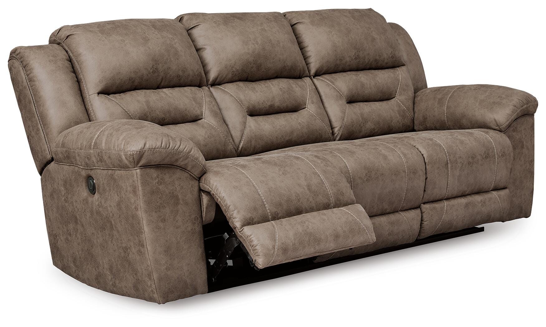 Stoneland Power Reclining Sofa and Loveseat Set