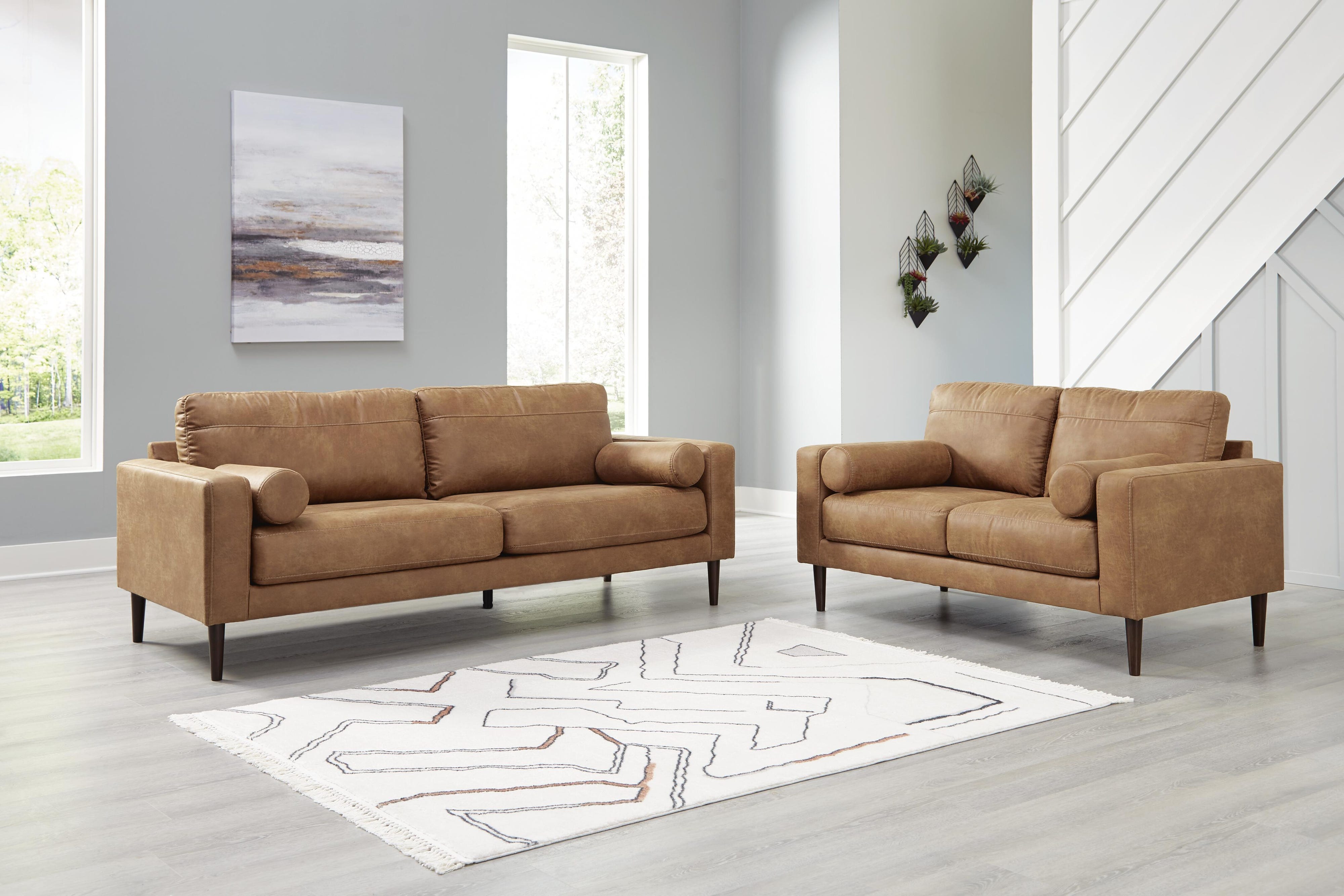 Telora Sofa and Loveseat