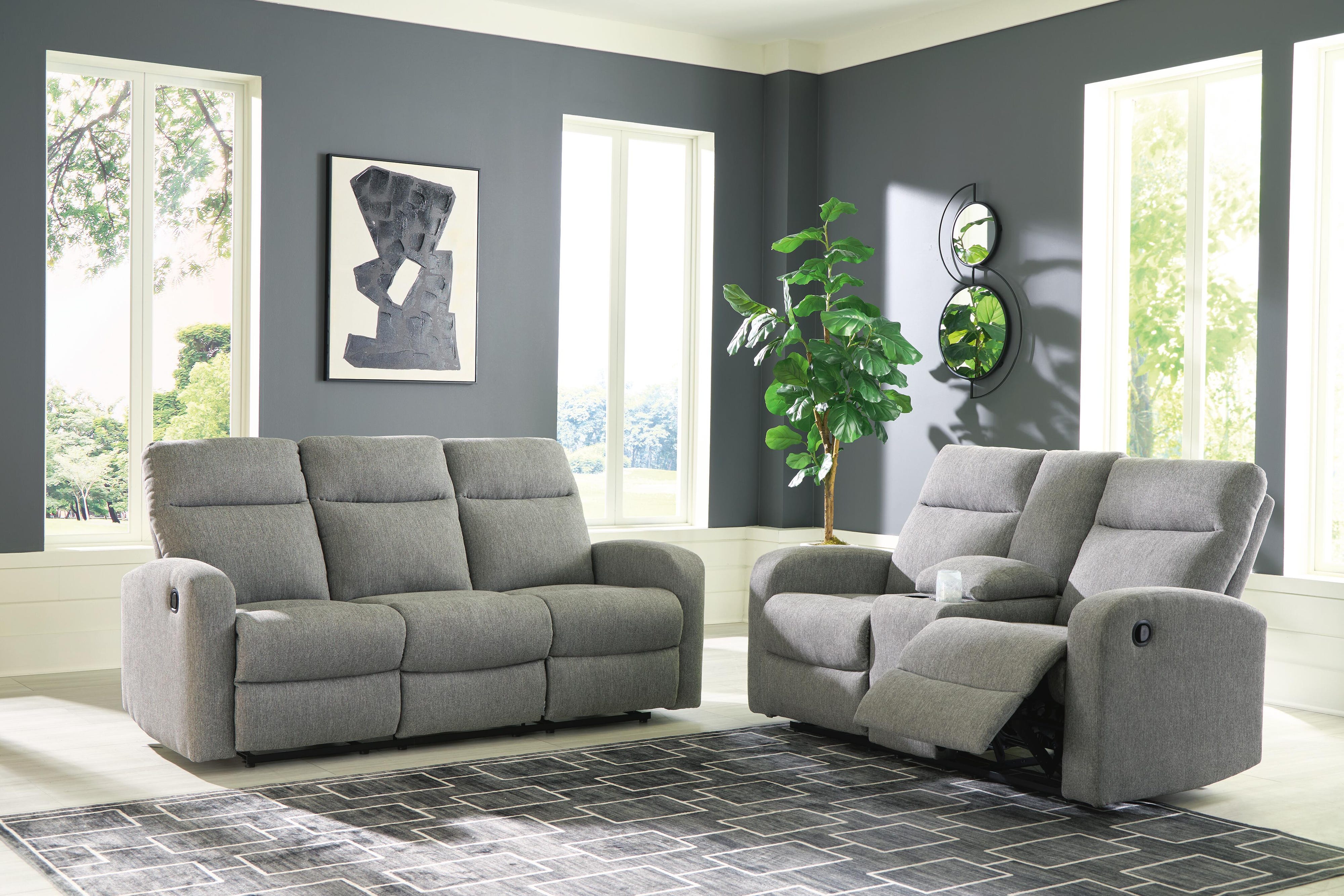 Gauntlet Reclining Sofa and Loveseat