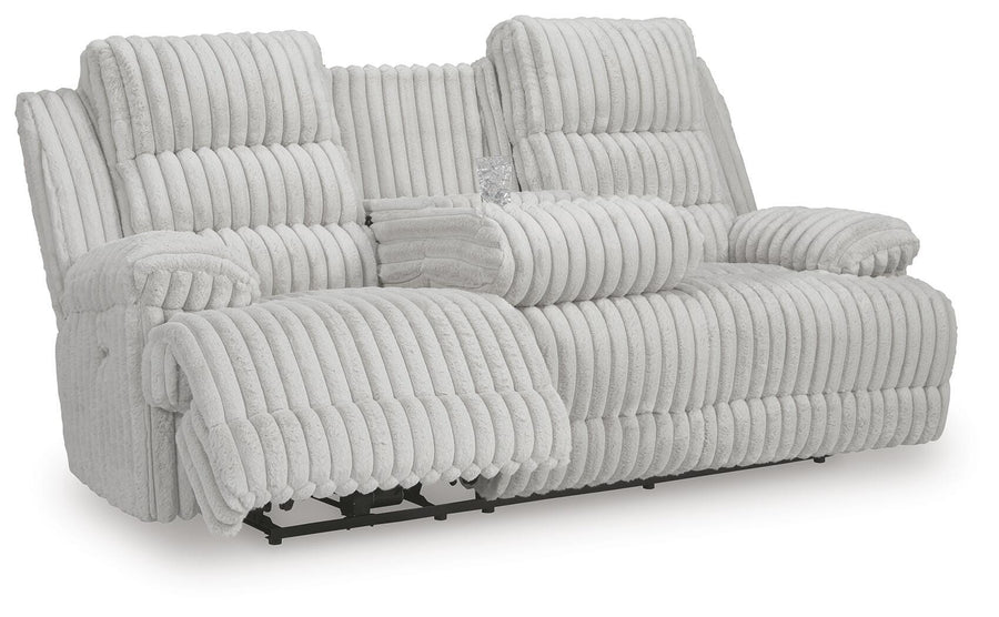 Rhines Falls Power Reclining Sofa with Drop Down Table