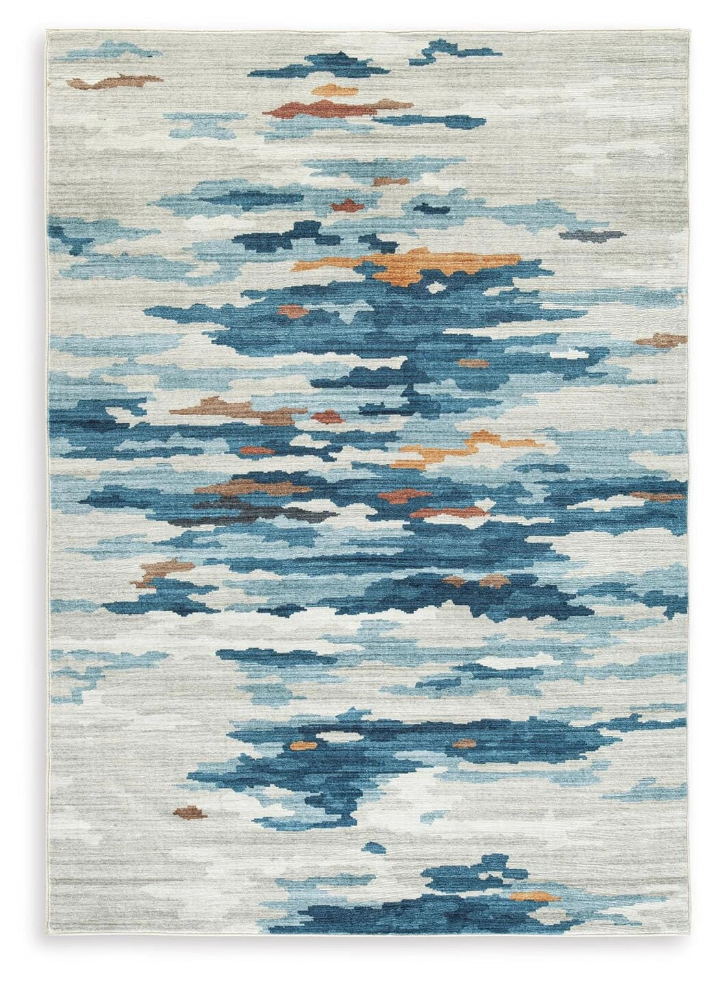 Cream/Blue/Brown