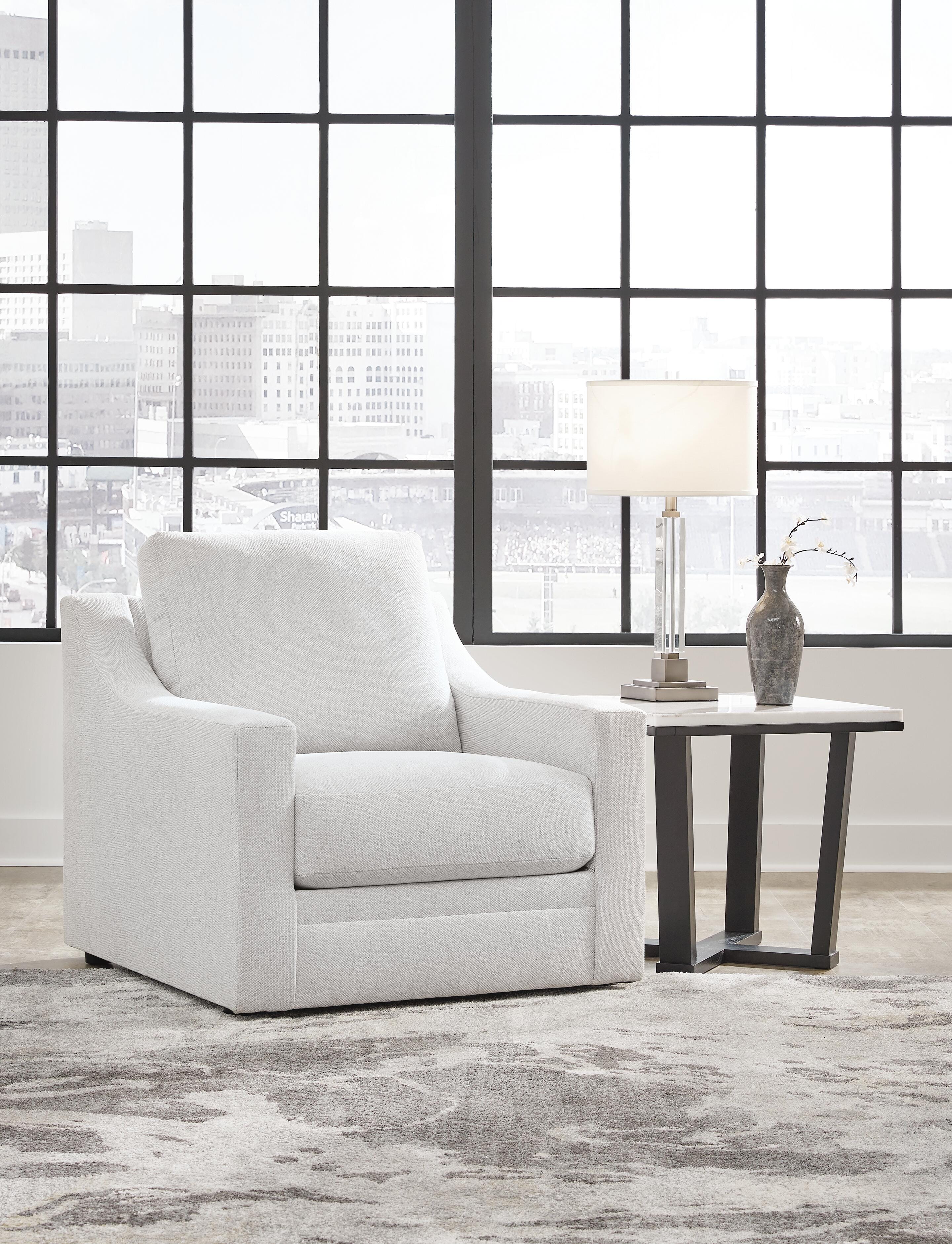 Maitelynn Chair and Ottoman