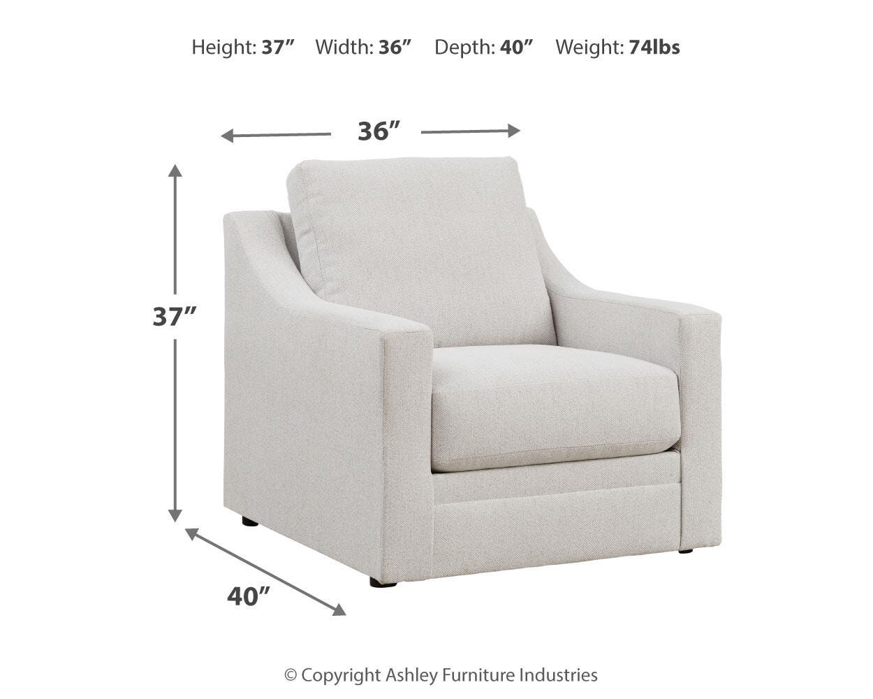 Maitelynn Chair and Ottoman