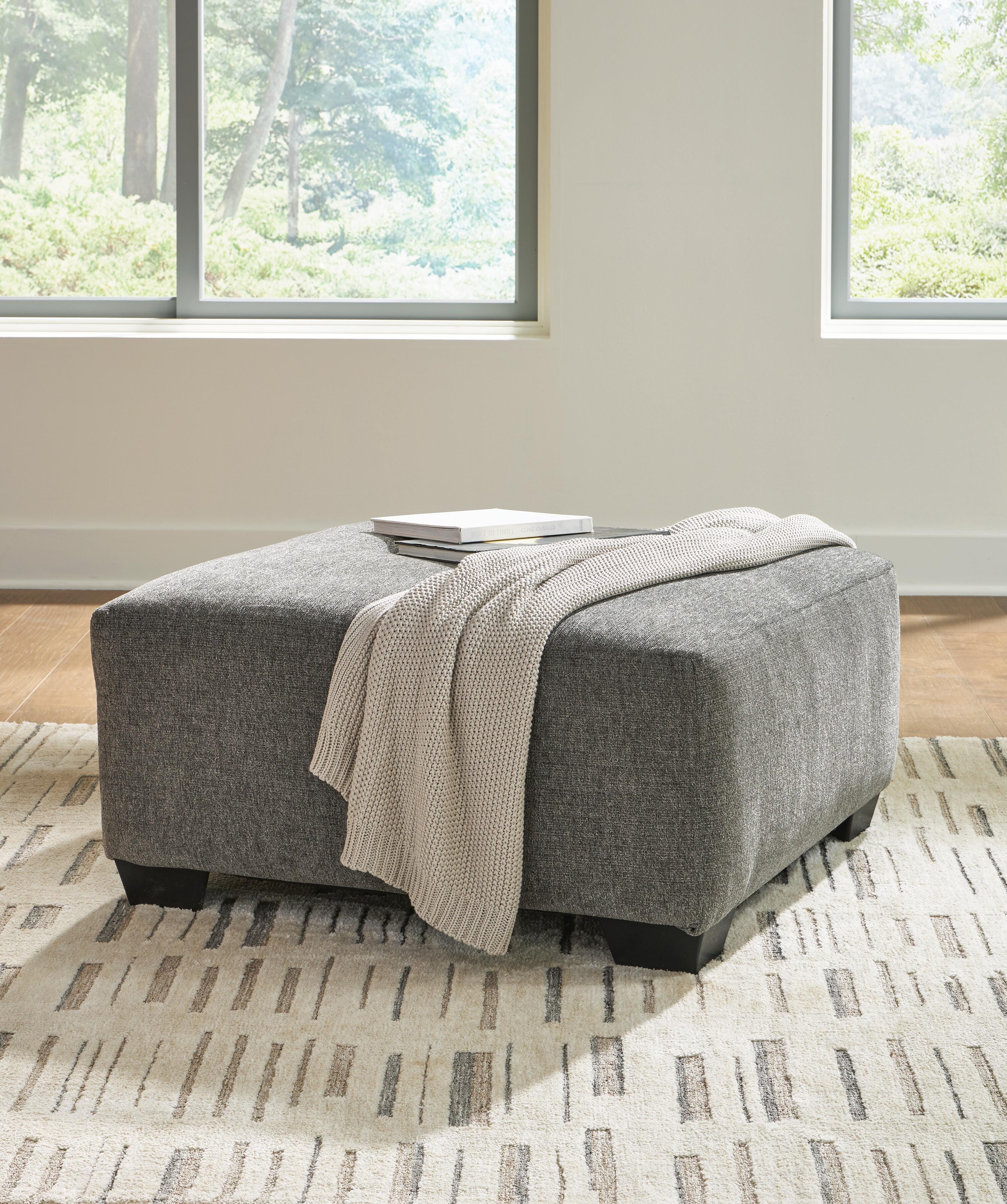 Clarington 3-Piece Sectional and Oversized Ottoman