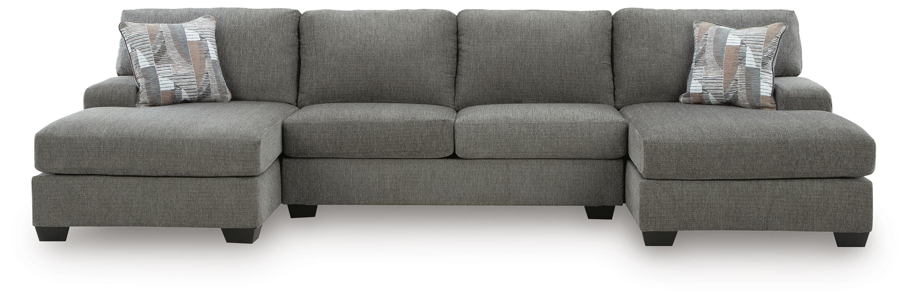 Clarington 3-Piece Sectional with Double Chaise