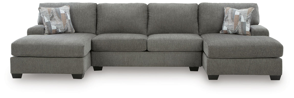 Clarington 3-Piece Sectional with Double Chaise