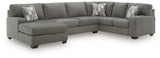 Clarington 3-Piece Sectional with Chaise