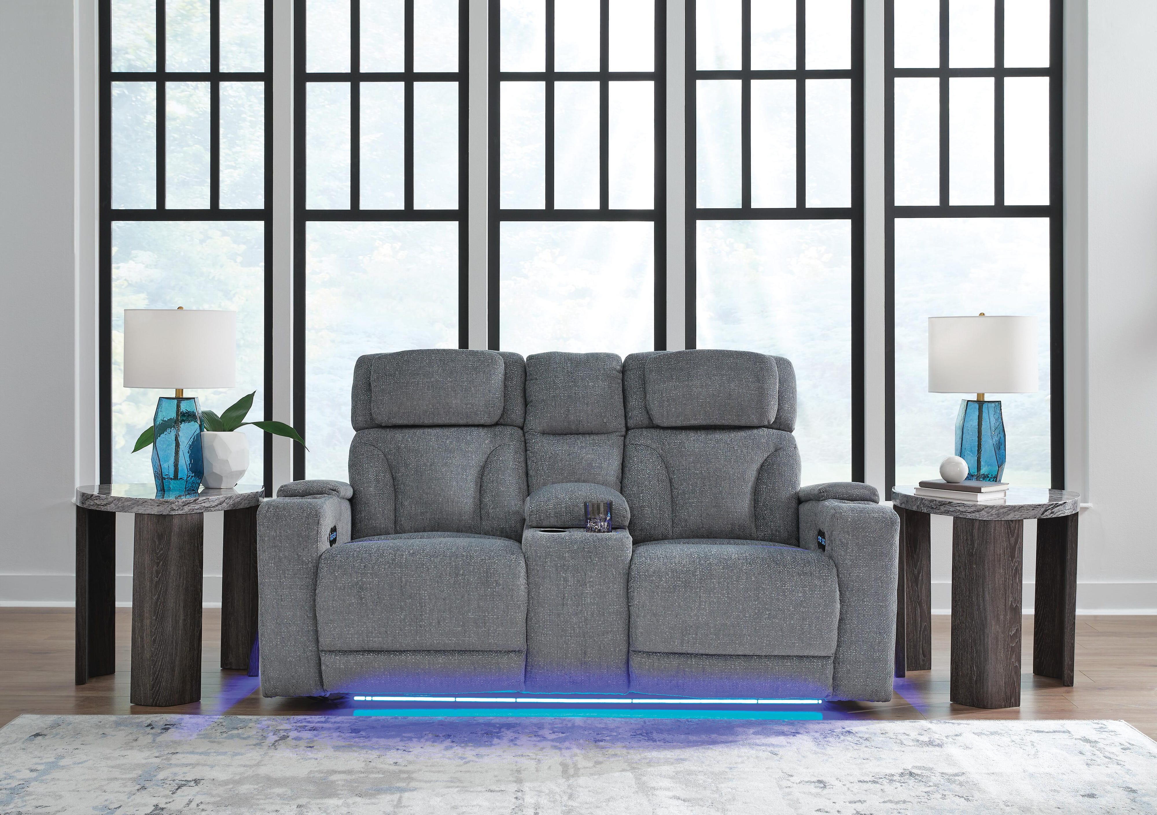 Studio Cave Power Reclining Loveseat and Power Recliner