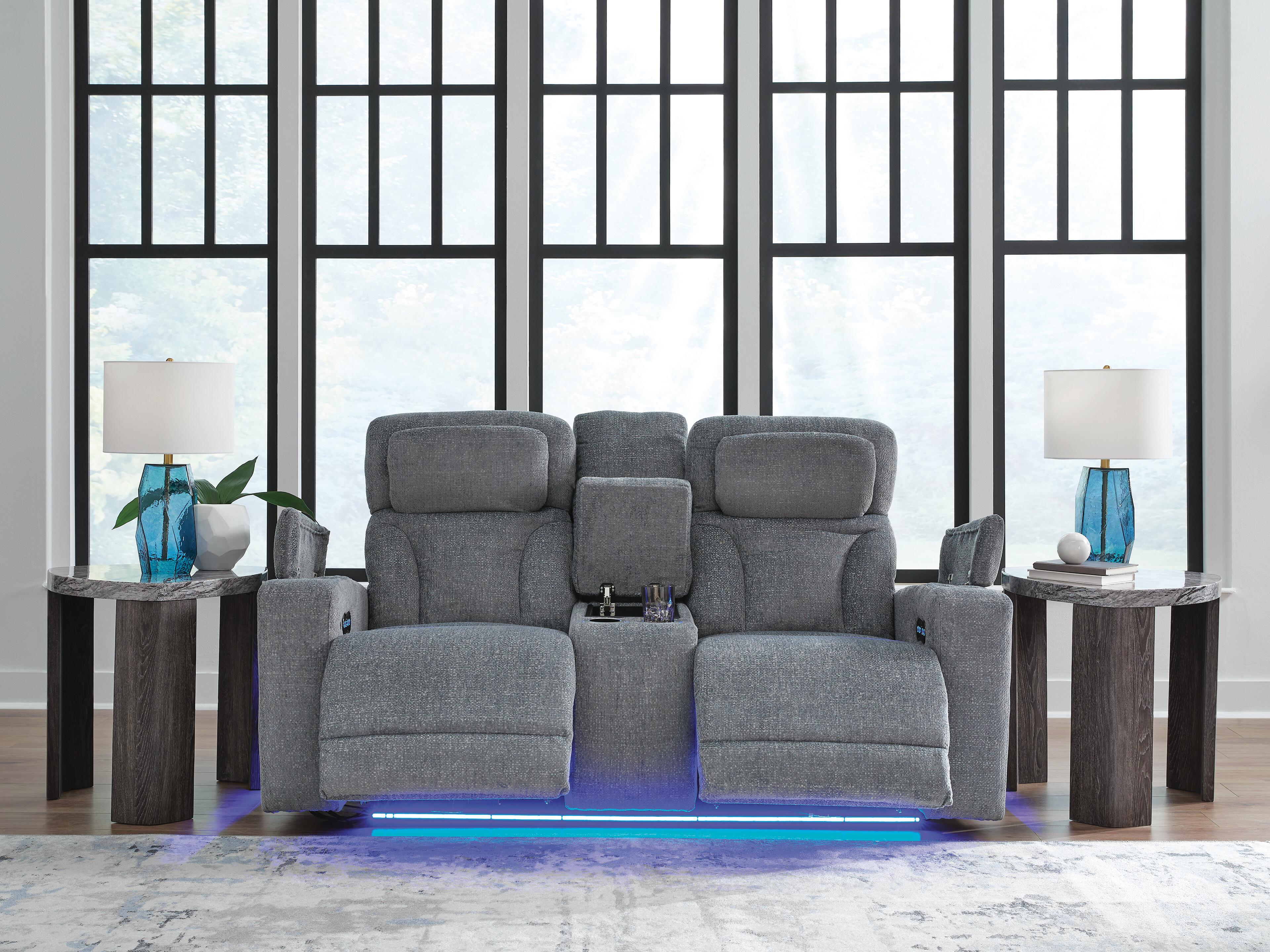 Studio Cave Power Reclining Loveseat with Console