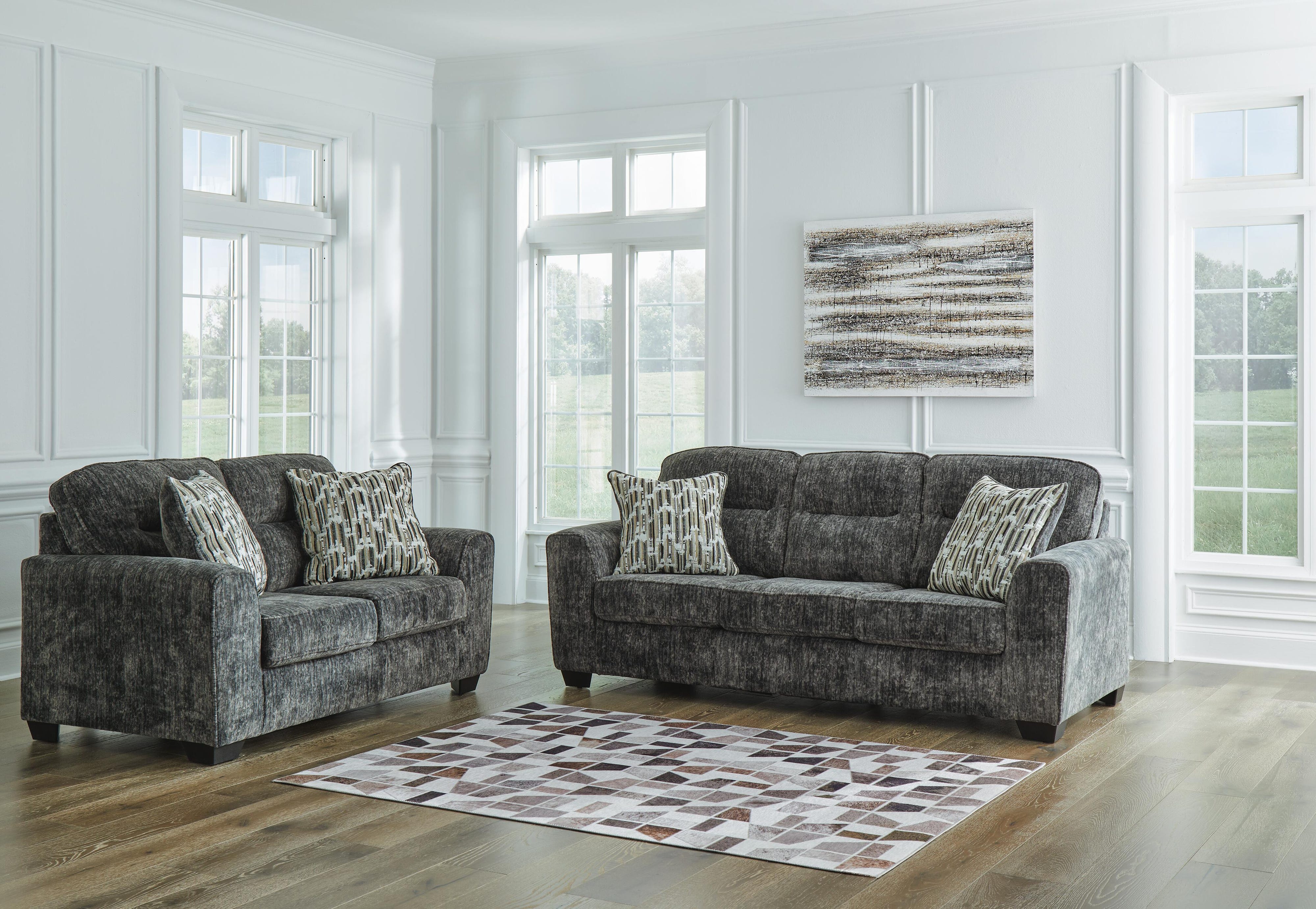 Lonoke Sofa, Loveseat, Chair and Ottoman