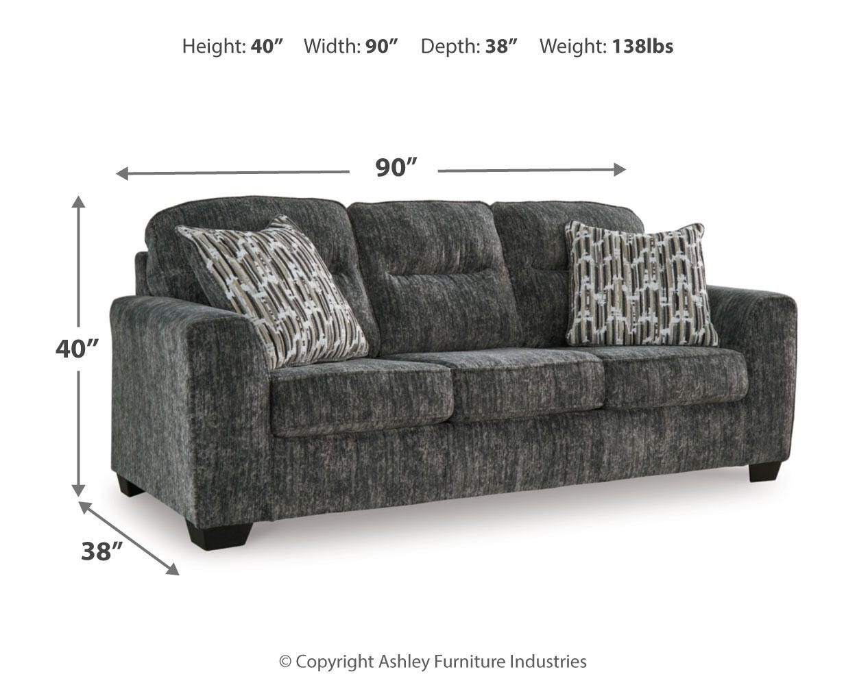 Lonoke Sofa, Loveseat, Chair and Ottoman