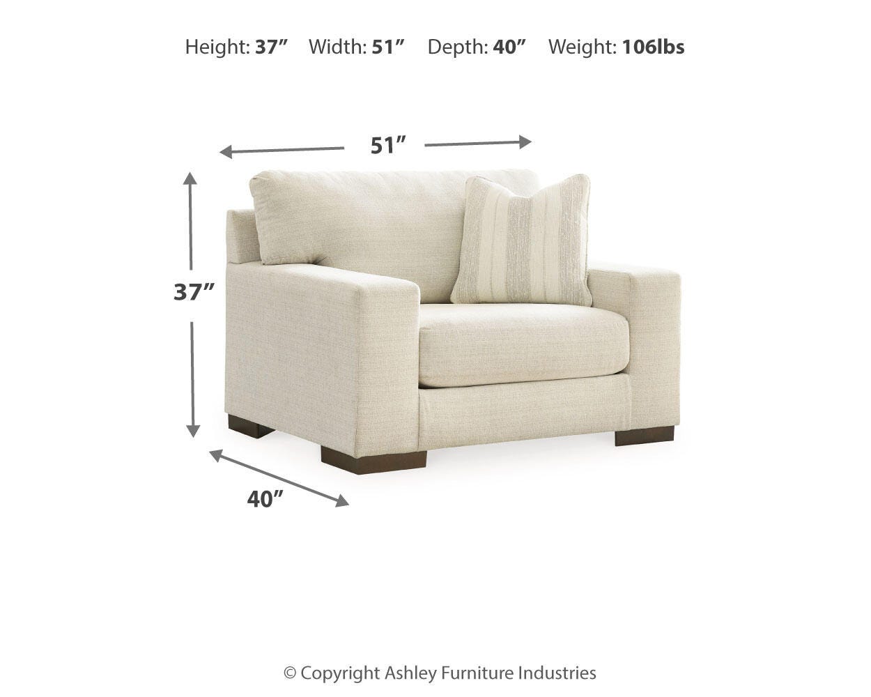 Maggie Sofa, Chair and Ottoman