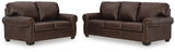 Colleton Leather Sofa and Loveseat