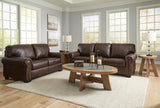 Colleton Leather Sofa and Loveseat