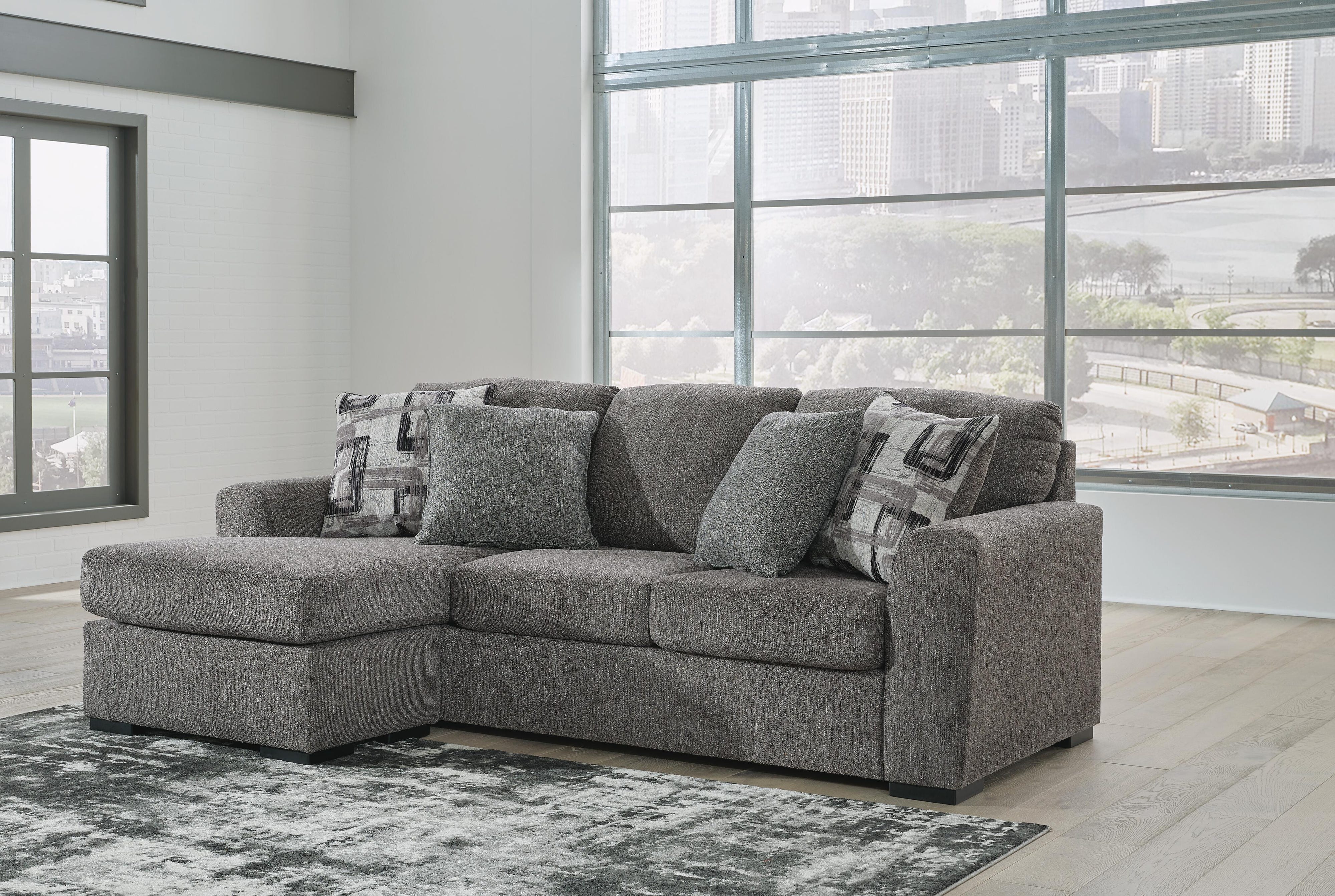 Gardiner Sofa Chaise with Ottoman