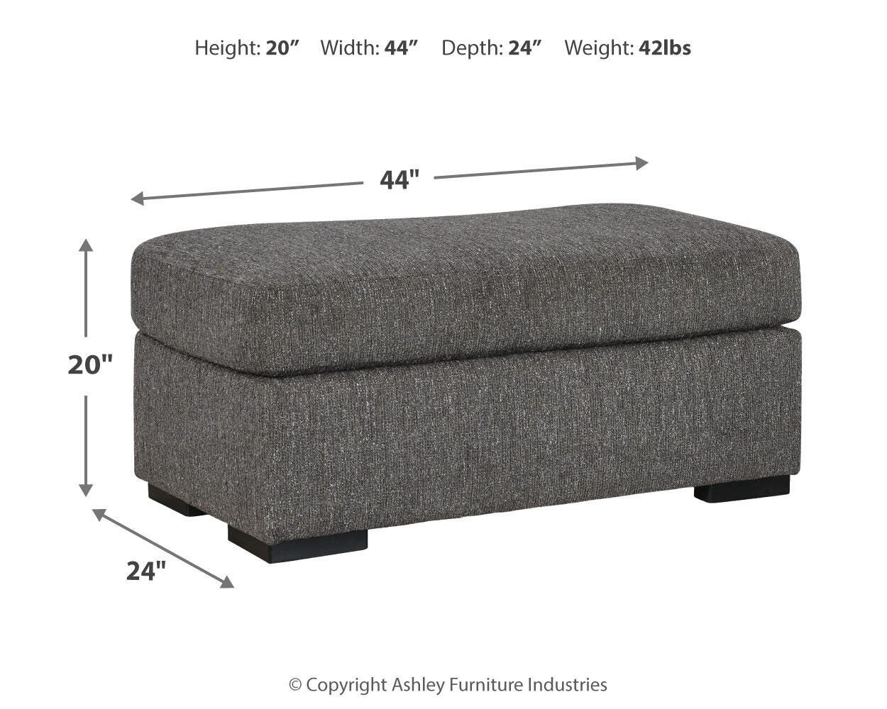 Gardiner Chair and Ottoman