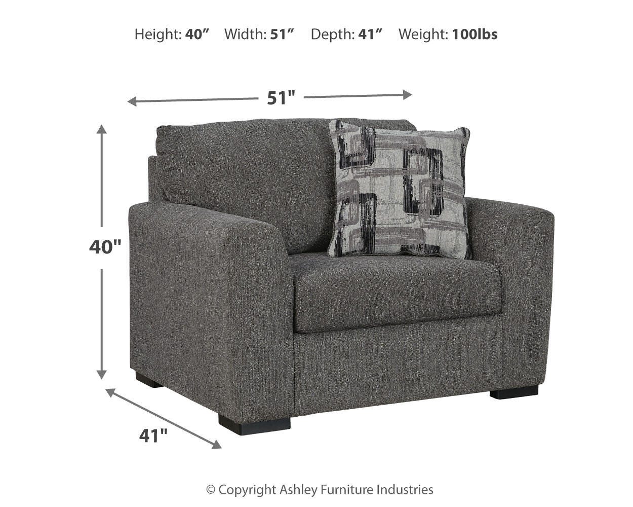 Gardiner Chair and Ottoman