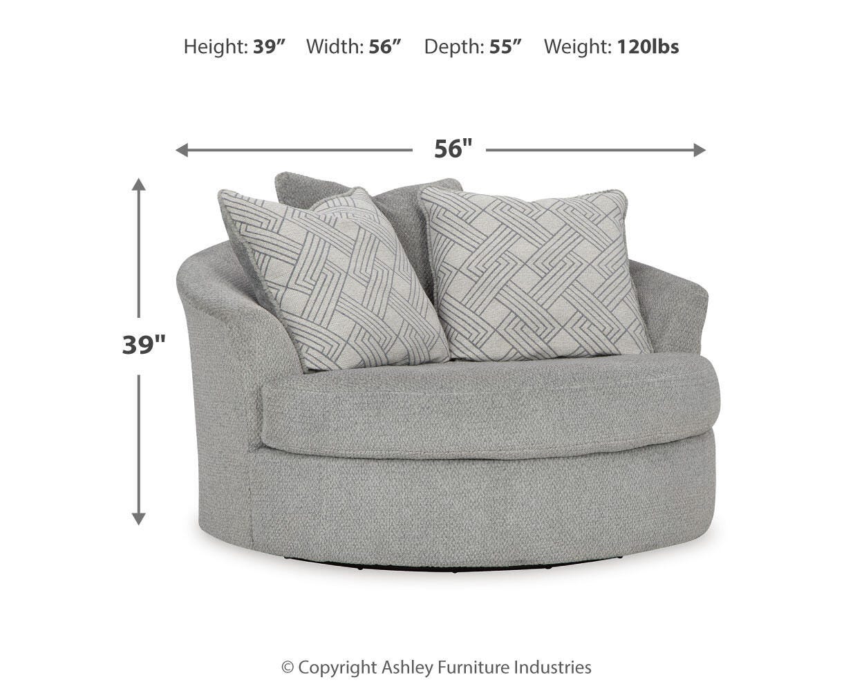 Casselbury Chair and Ottoman