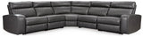 Samperstone 5-Piece Power Reclining Sectional
