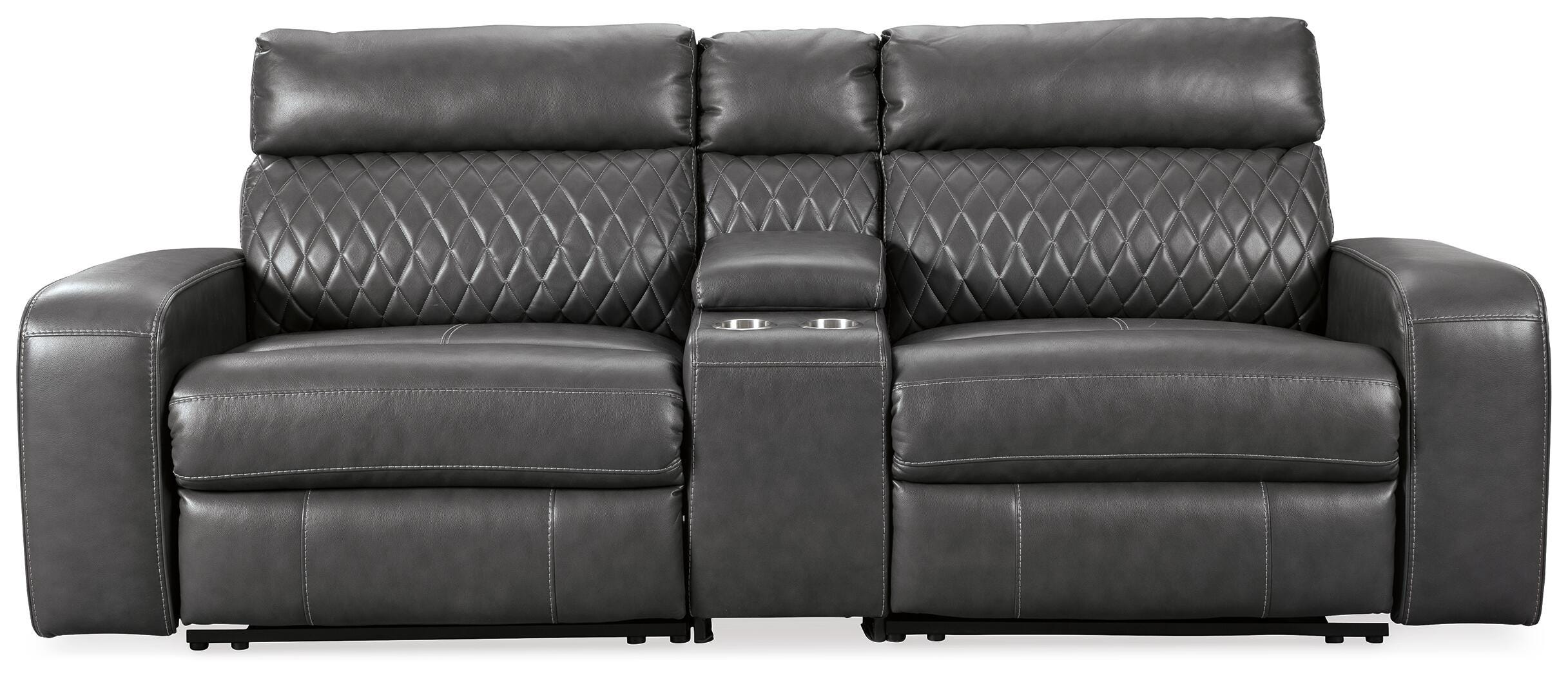 Samperstone 3-Piece Power Reclining Sectional Loveseat