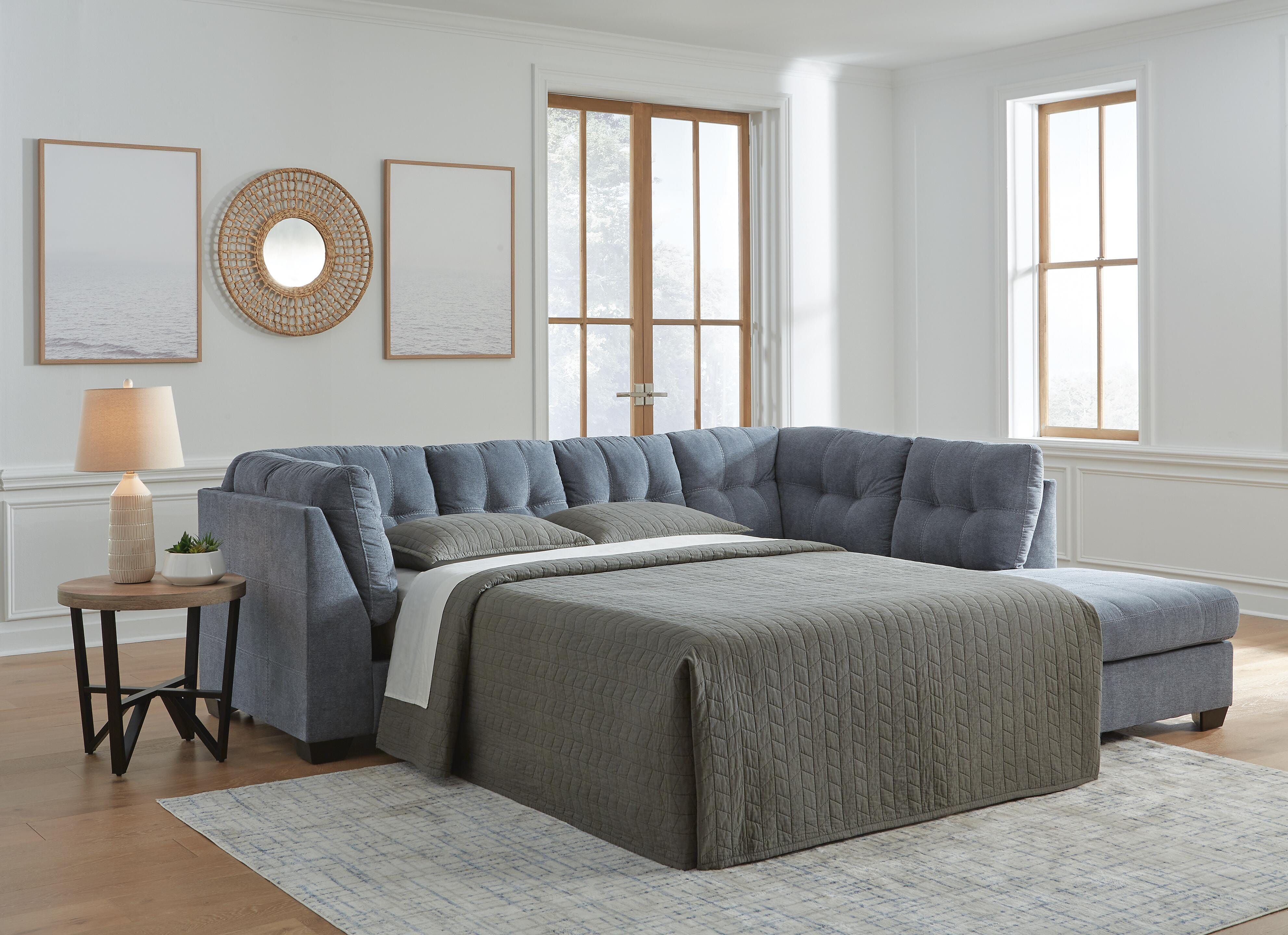 Parkview 2-Piece Sleeper Sectional with Ottoman