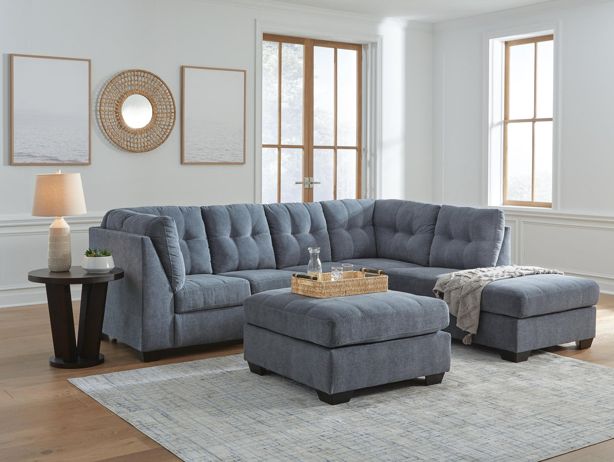 Marleton 2-Piece Sleeper Sectional with Ottoman