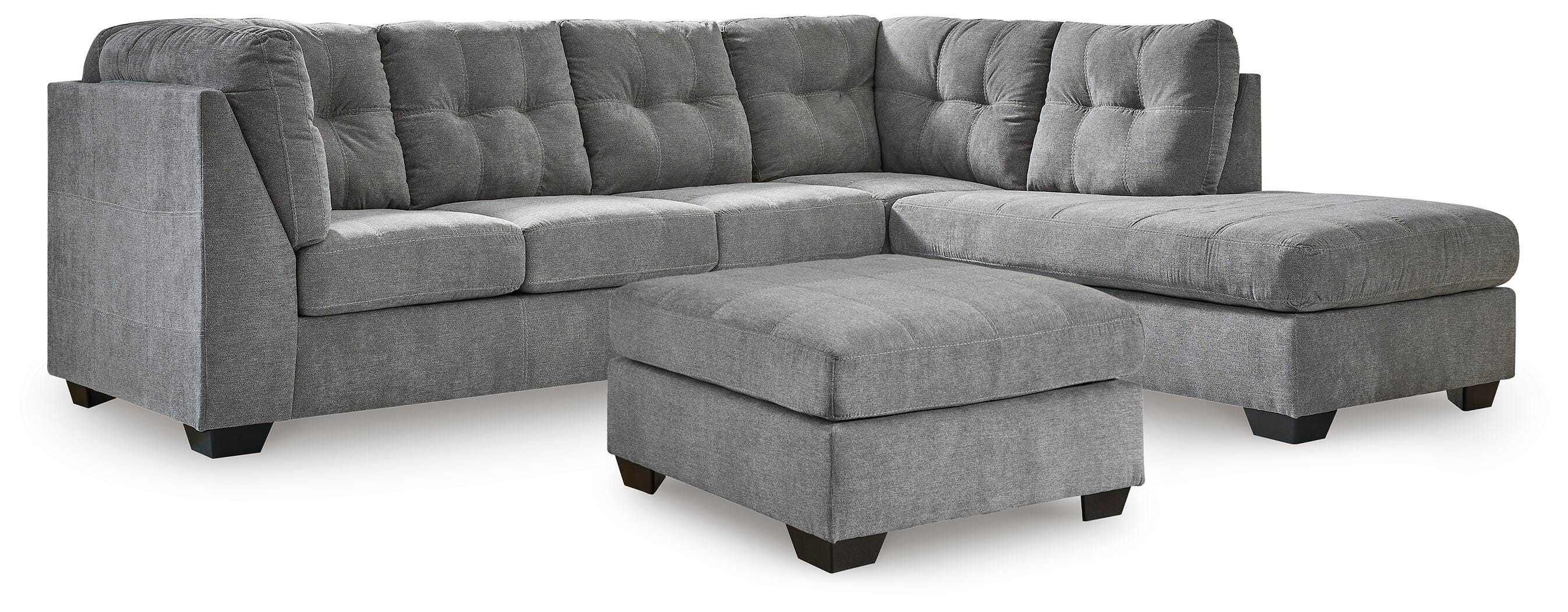 Marleton 2-Piece Sectional with Ottoman