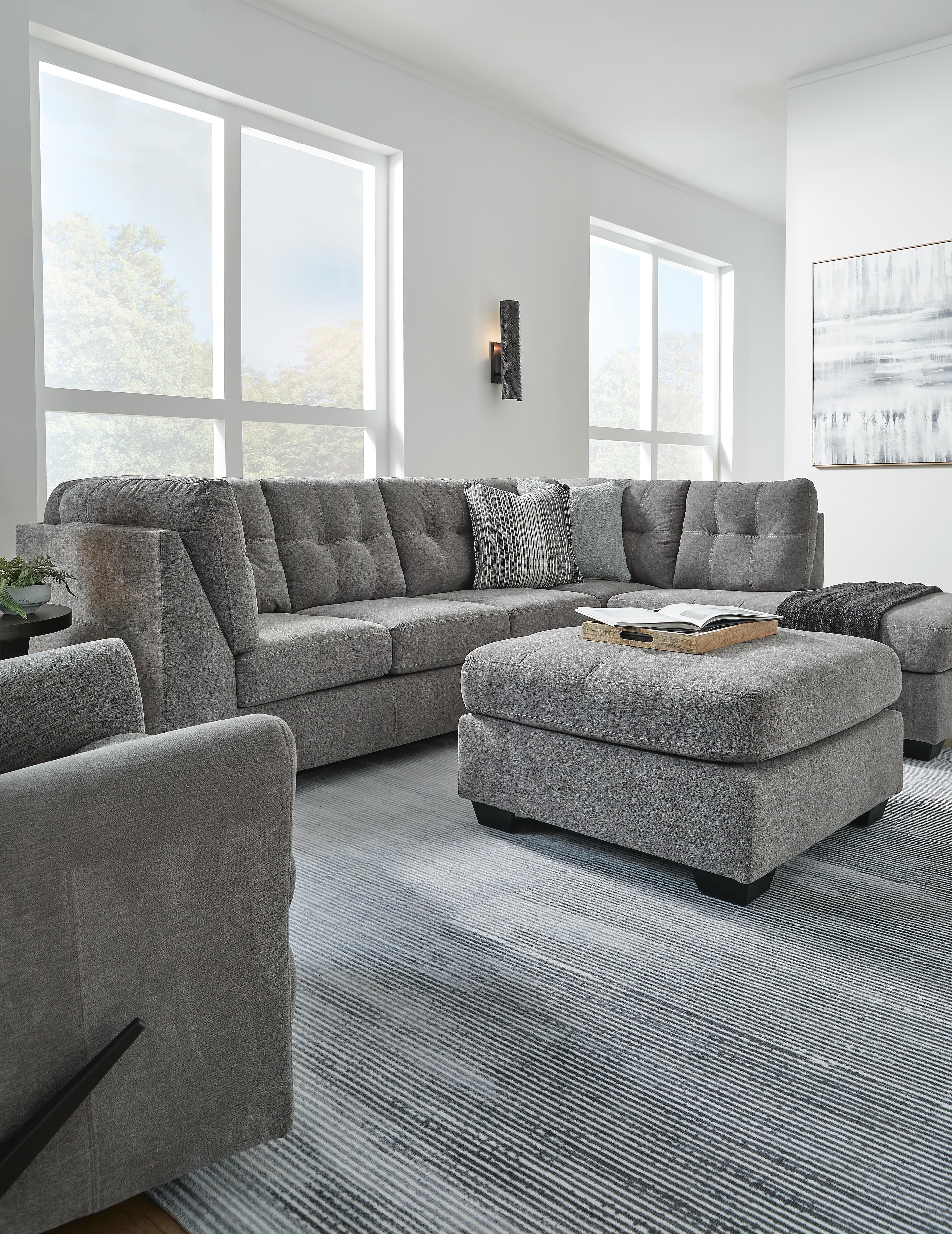 Marleton 2-Piece Sectional with Ottoman