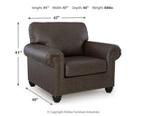 Roxmere Chair and Ottoman