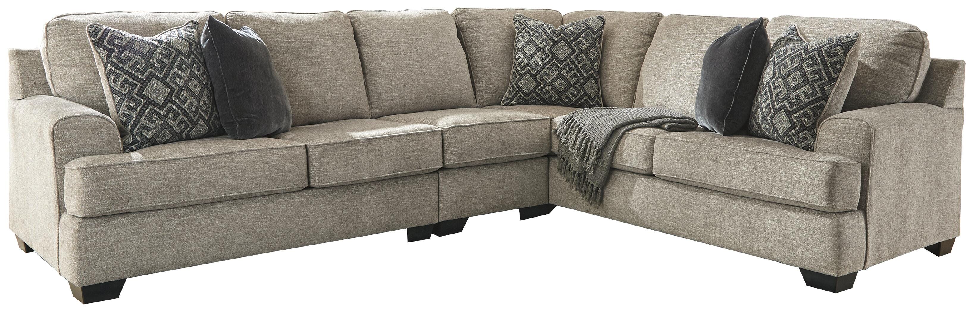 Bovarian 3-Piece Sectional and Ottoman