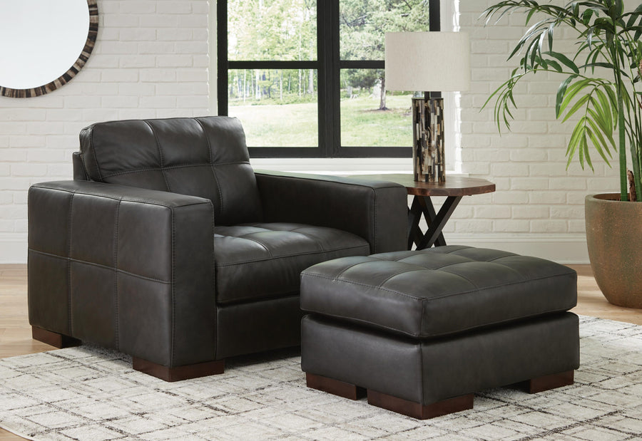 Luigi Chair and Ottoman