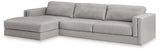 Amiata 2-Piece Sectional with Ottoman