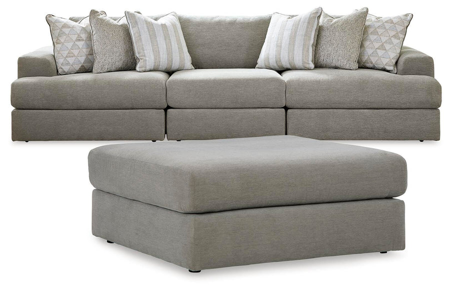 Avaliyah 3-Piece Sectional with Ottoman