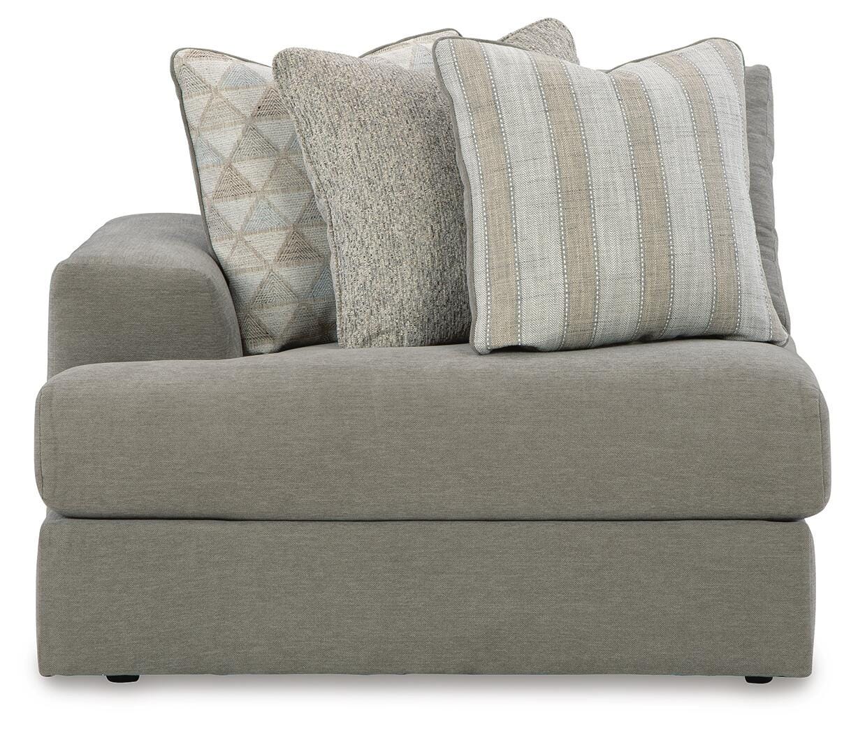 Avaliyah 4-Piece Sectional and Oversized Accent Ottoman