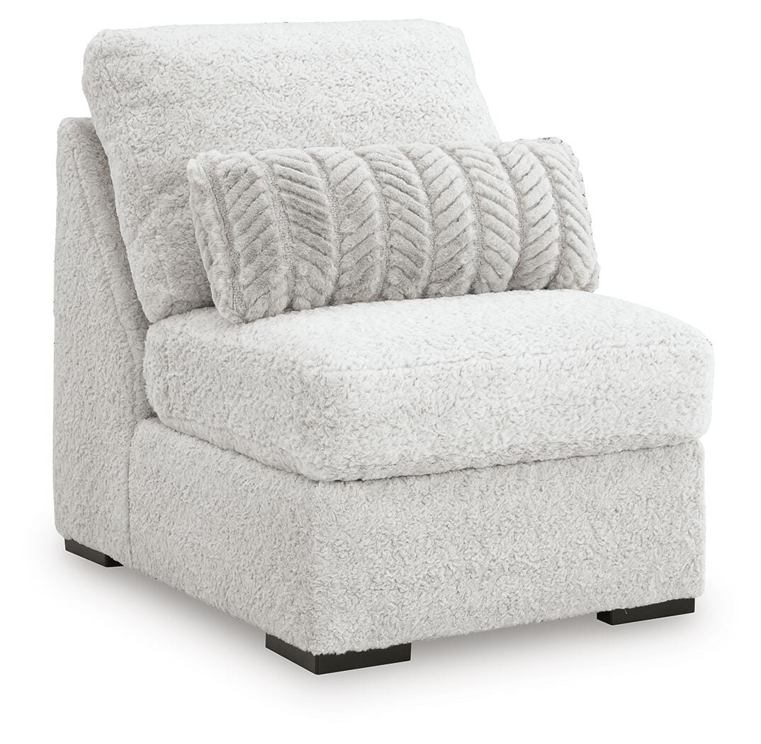 Cuddle Plush 3-Piece Sectional, Chair and Ottoman