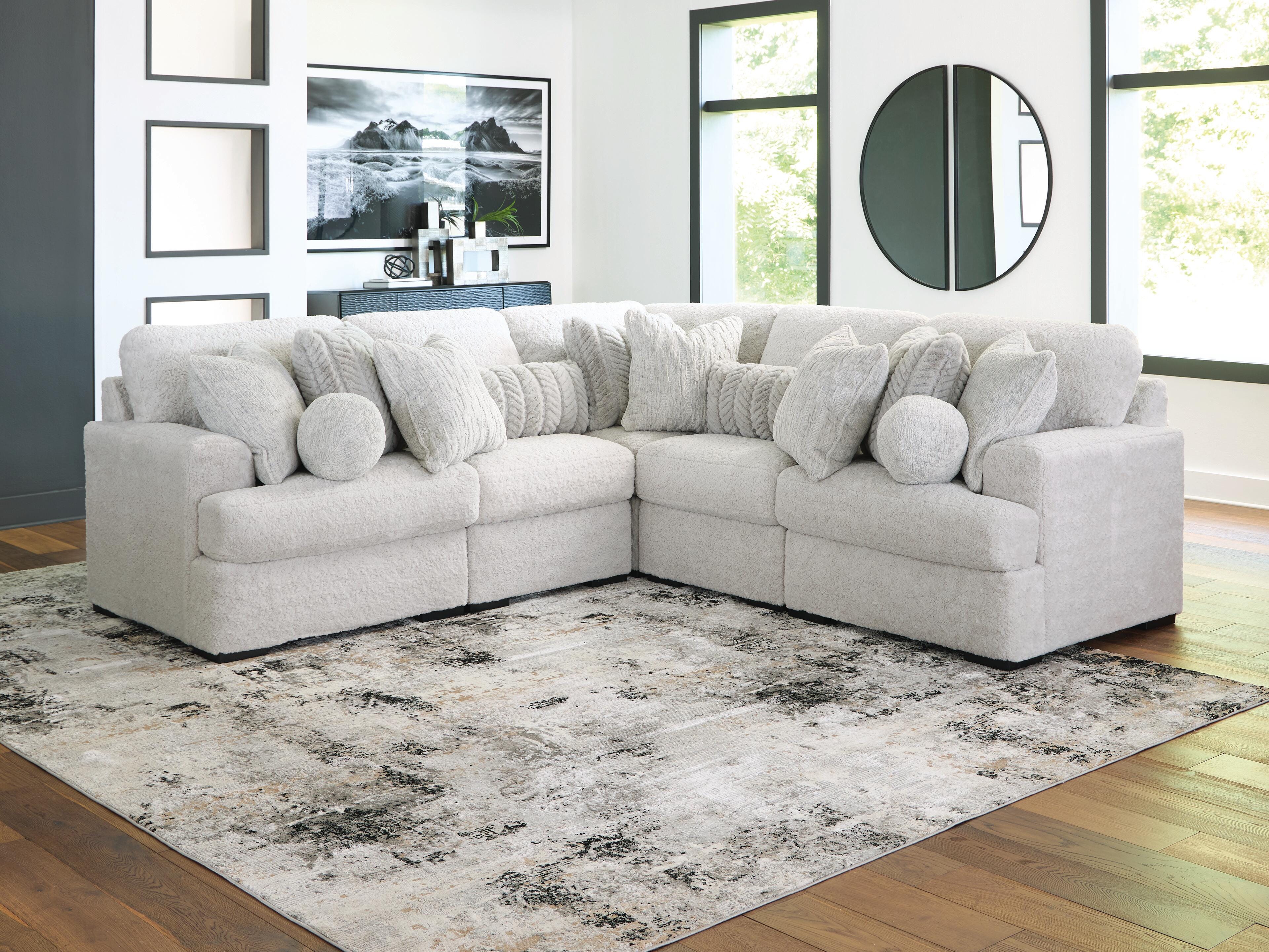 Cuddle Plush 5-Piece Sectional
