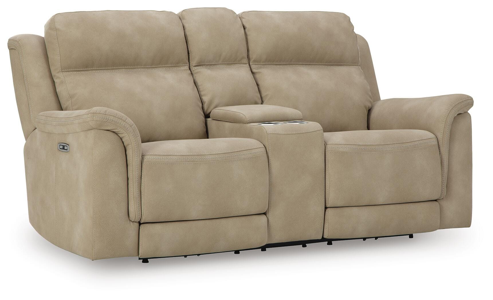 Next-Gen Durapella Power Reclining Loveseat with Console